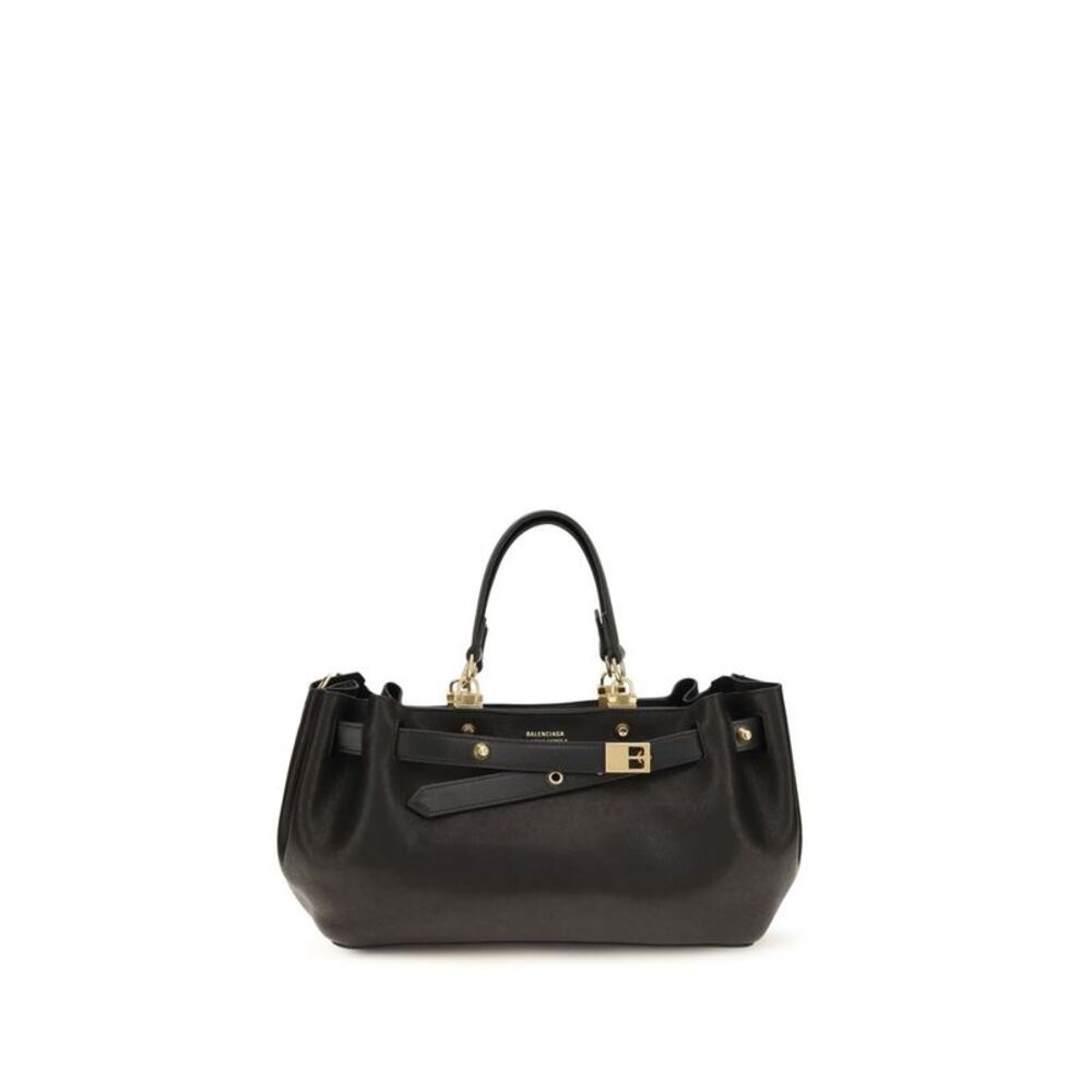 Balenciaga Black Calf Leather Bos Taurus Shoulder Women's Bag